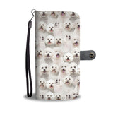 Bichon Frise Full Face Wallet Case