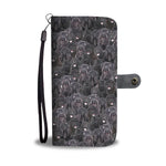 Black Russian Terrier Full Face Wallet Case