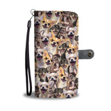 Chihuahua Full Face Wallet Case