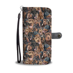 Doberman Pinscher Full Face Wallet Case