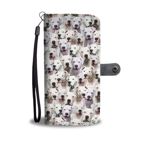 Dogo Argentino Full Face Wallet Case