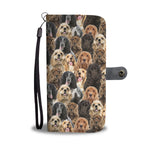 English Cocker Spaniel Full Face Wallet Case