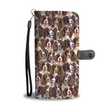 English Springer Spaniel Full Face Wallet Case