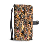 German Shepherd Full Face Wallet Case