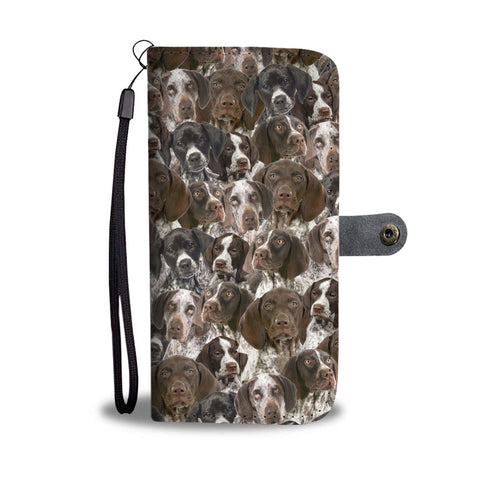 German Shorthaired Pointer Full Face Wallet Case