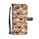 Goldendoodle Full Face Wallet Case