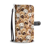 Goldendoodle Full Face Wallet Case