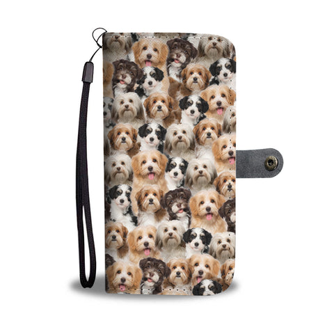 Havanese Full Face Wallet Case