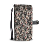 Irish Wolfhound Full Face Wallet Case