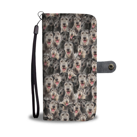 Irish Wolfhound Full Face Wallet Case