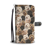 Labradoodle Full Face Wallet Case