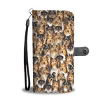 Shetland Sheepdog Full Face Wallet Case