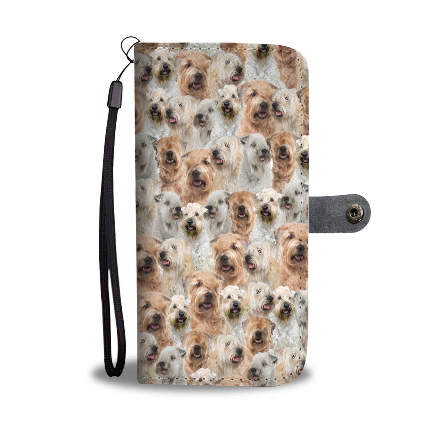 Soft-coated Wheaten Terrier Full Face Wallet Case