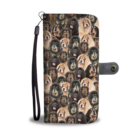 Tibetan Mastiff Full Face Wallet Case