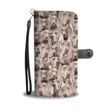 Weimaraner Full Face Wallet Case