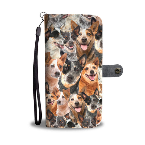 Australian Cattle Dog Full Face Wallet Case