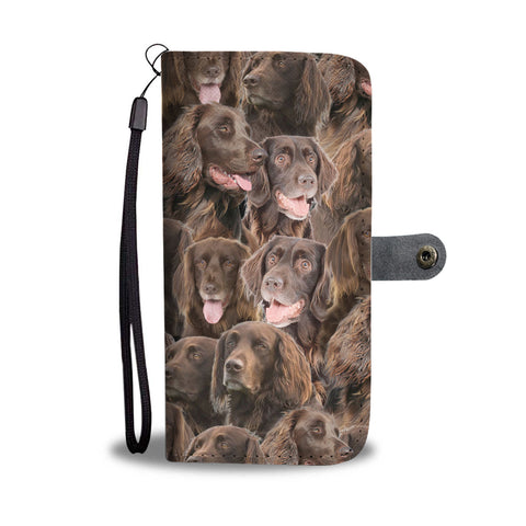 German Longhaired Pointer Full Face Wallet Case