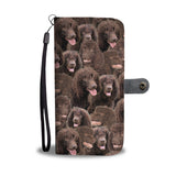 Irish Water Spaniel Full Face Wallet Case