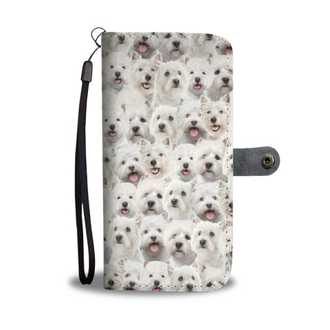 West Highland White Terrier Full Face Wallet Case