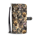 Border Terrier Full Face Wallet Case