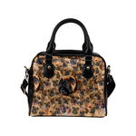 Puggle Face Shoulder Handbag