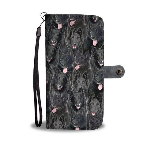 Groenendael Dog Full Face Wallet Case