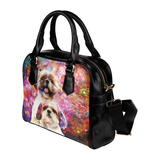 Shih Tzu Yin Yang Shoulder Handbag