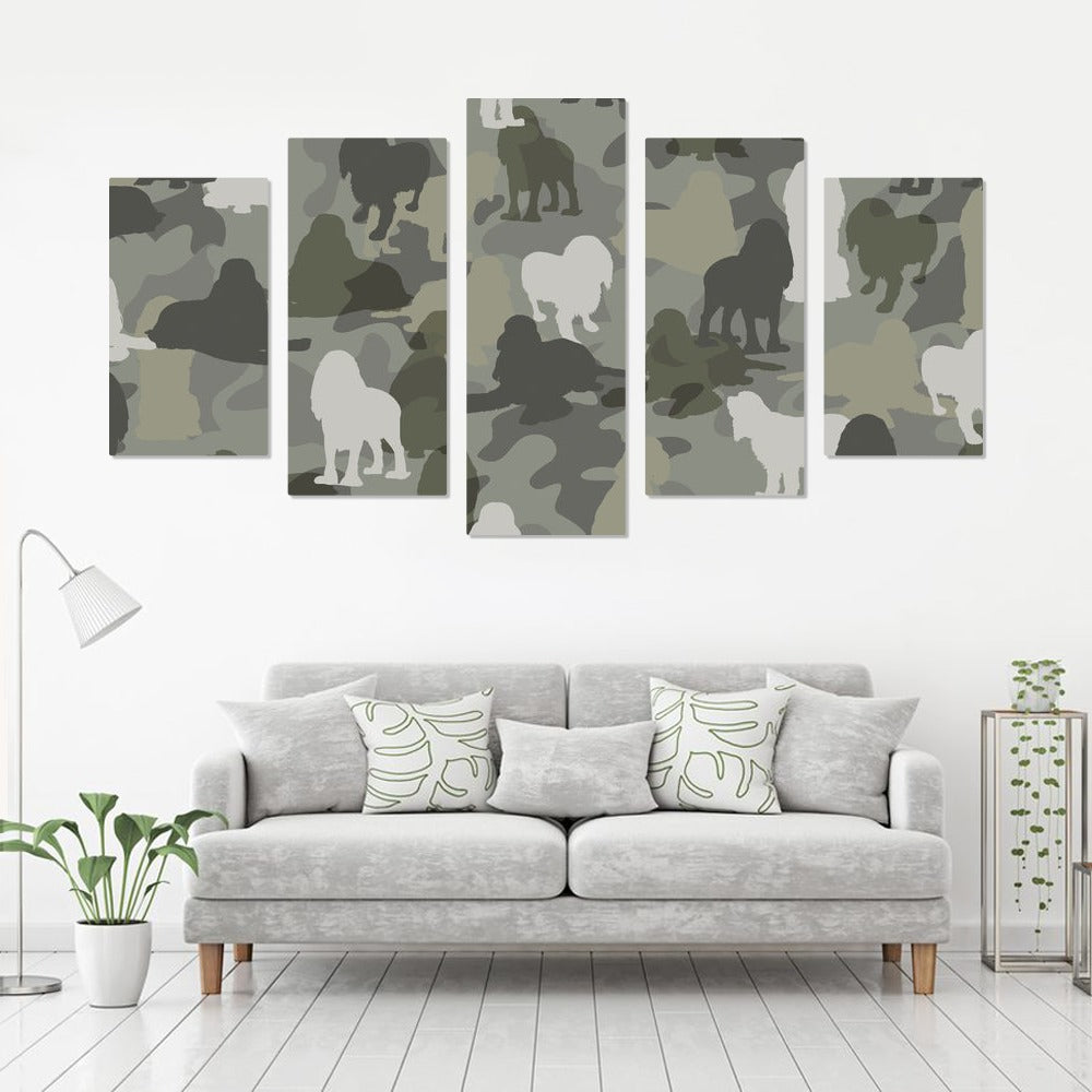 Cocker Spaniel Camo 3D Canvas Art