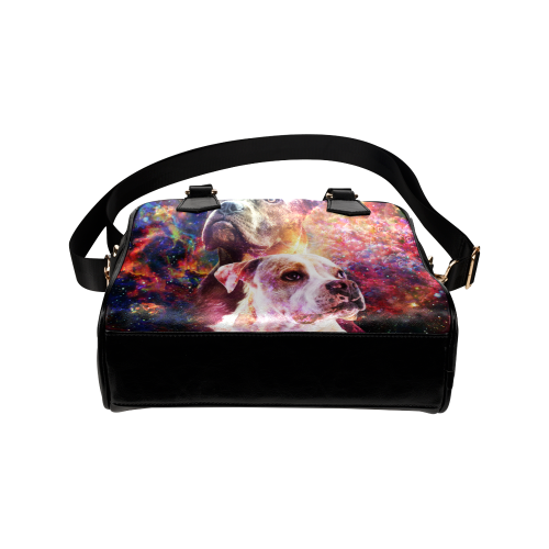 American Pit Bull Terrier Yin Yang Shoulder Handbag