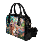 Shiba Inu Yin Yang Shoulder Handbag