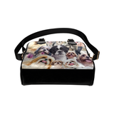 Shih Tzu Face Shoulder Handbag