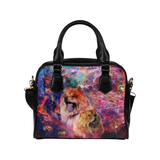 Chow Chow Yin Yang Shoulder Handbag