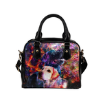 Labrador Yin Yang Shoulder Handbag