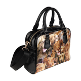 Chesapeake Bay Retriever Face Shoulder Handbag