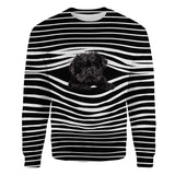 Affenpinscher - Stripe - Premium Sweater