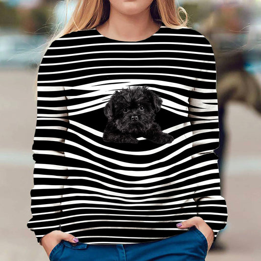 Affenpinscher - Stripe - Premium Sweater