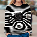 Affenpinscher - Stripe - Premium Sweater