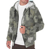 Affenpinscher Camo Fleece Hoodie