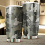 Afghan Hound Camo Tumbler Cup