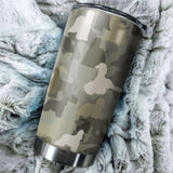 Afghan Hound Camo Tumbler Cup