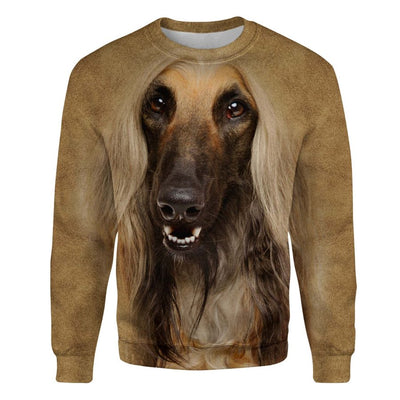 Afghan Hound - Face Hair - Premium Sweater