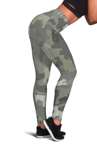 Airedale Terrier Camo Legging