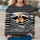 Airedale Terrier - Stripe - Premium Sweater