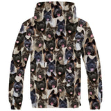 Akita Full Face Fleece Hoodie