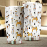 Akita Paw Tumbler Cup