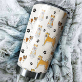 Akita Paw Tumbler Cup