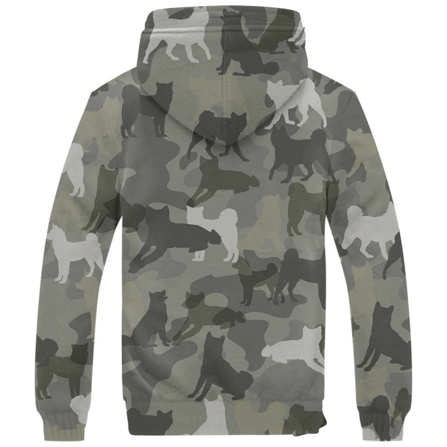 Akita Camo Fleece Hoodie