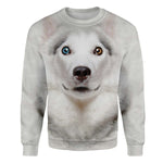 Alaskan Dog - Face Hair - Premium Sweater