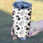 Alaskan Dog Paw Tumbler Cup