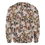 American Bulldog - Full Face - Premium Sweater